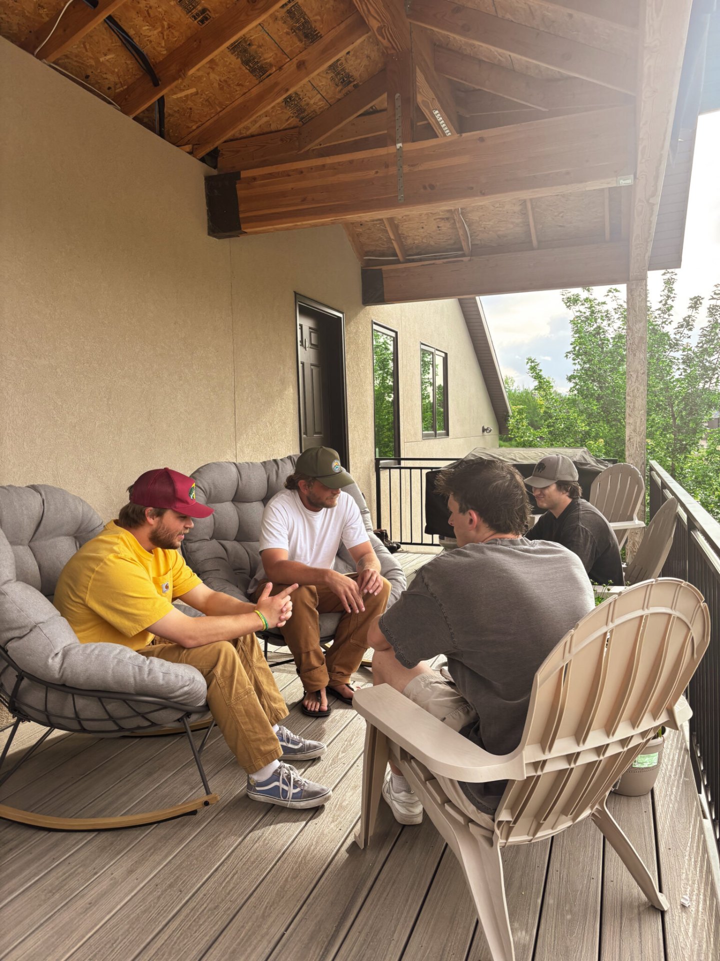 Therapist consulting with patient